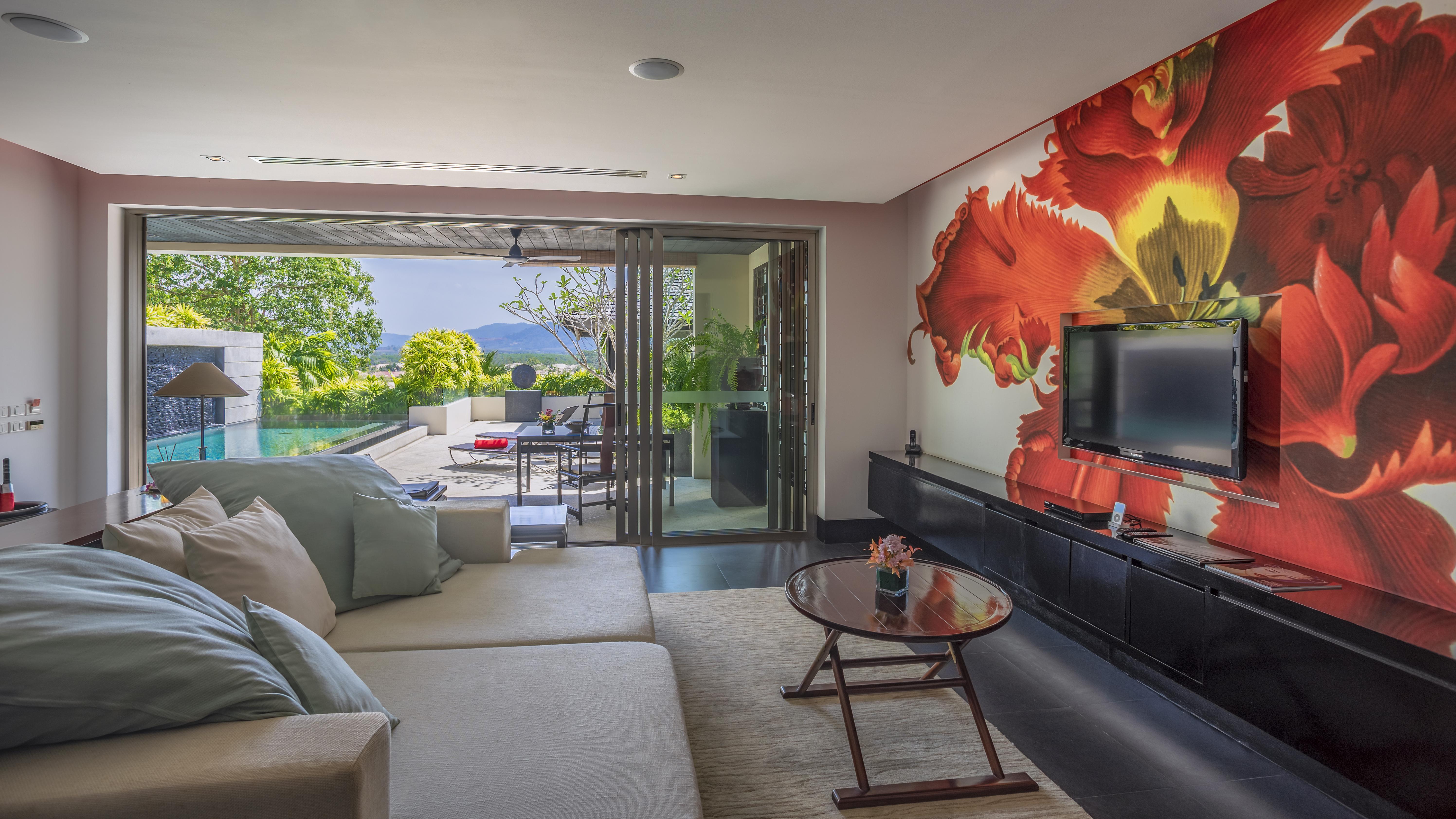 The Pavilions Phuket (Adults Only) Bang Tao Beach  Exterior photo A living room at the hotel